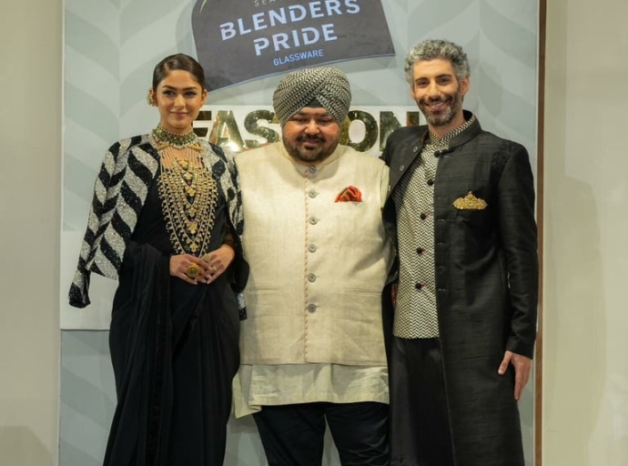 JJ Valaya unveils latest collection at Blenders Pride Fashion Nxt in Hyderabad